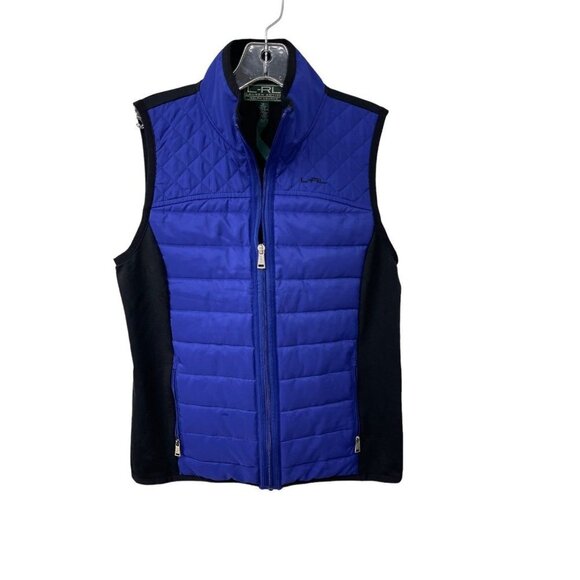 LRL Lauren Ralph Lauren Active Womens Vest Purple Hiking Outdoors Running Medium - Picture 1 of 5